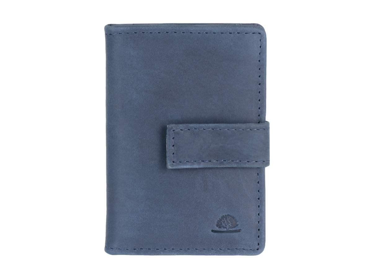 Herren Geldbörse Slim Mit RFID-Schutz – 8 Kartenfächer, Geldscheinklammer, 11x8x1,5 Cm, Minimalistisches Bi-Fold Design