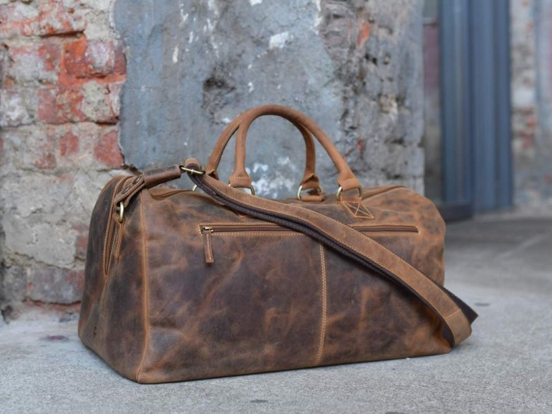 Reisetaschen Herren Leder im Vintage Stil