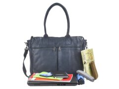 Bear Design Shopper Damen Leder Notebookfach Callisto...
