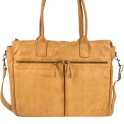 Bear Design Shopper Damen Leder Notebookfach Callisto...