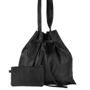 Greenburry Beuteltasche Bag-in-Bag Eva – Leder schwarz