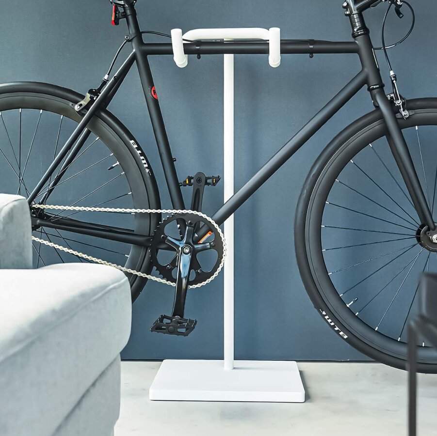 Fahrradstnder Rennrad Wohnung wei Metall - Yamazaki minimalistisches  Design aus Japan