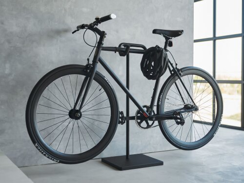 Fahrradstnder Rennrad Wohnung schwarz Metall - Yamazaki minimalistisches  Design aus Japan