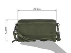 Handytasche zum Umhängen Leder mit Geldbörse...