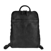 Bear Design Lederrucksack Damen viele Fächer Cow...
