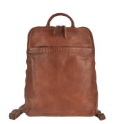 Bear Design Lederrucksack Damen viele Fächer Cow...