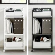 Yamazaki Aufbewahrungswagen mit 3 Ebenen 42x85x32 cm auf...