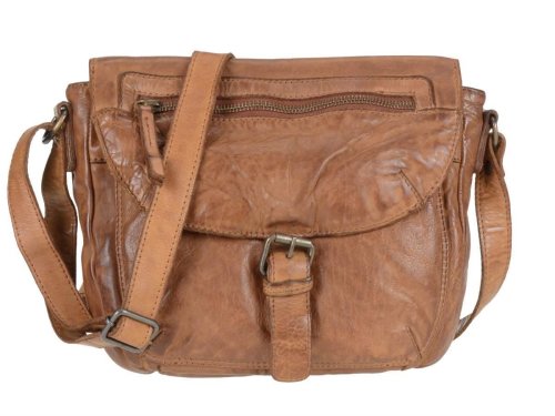 Bear Schultertasche Leder 28x21cm  