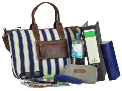 Berba Shopper Damen 2in1 A4 Jacoba – Stoff navy...