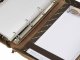 Schreibmappe Leder A4 mit Ringmechanik &quot;Vintage&quot; antikbraun