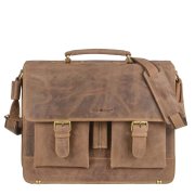 Aktentasche Leder 39x31cm mit Notebookfach...