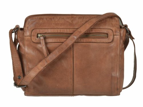 Bear Umhängetasche Damen Leder 28x21cm 