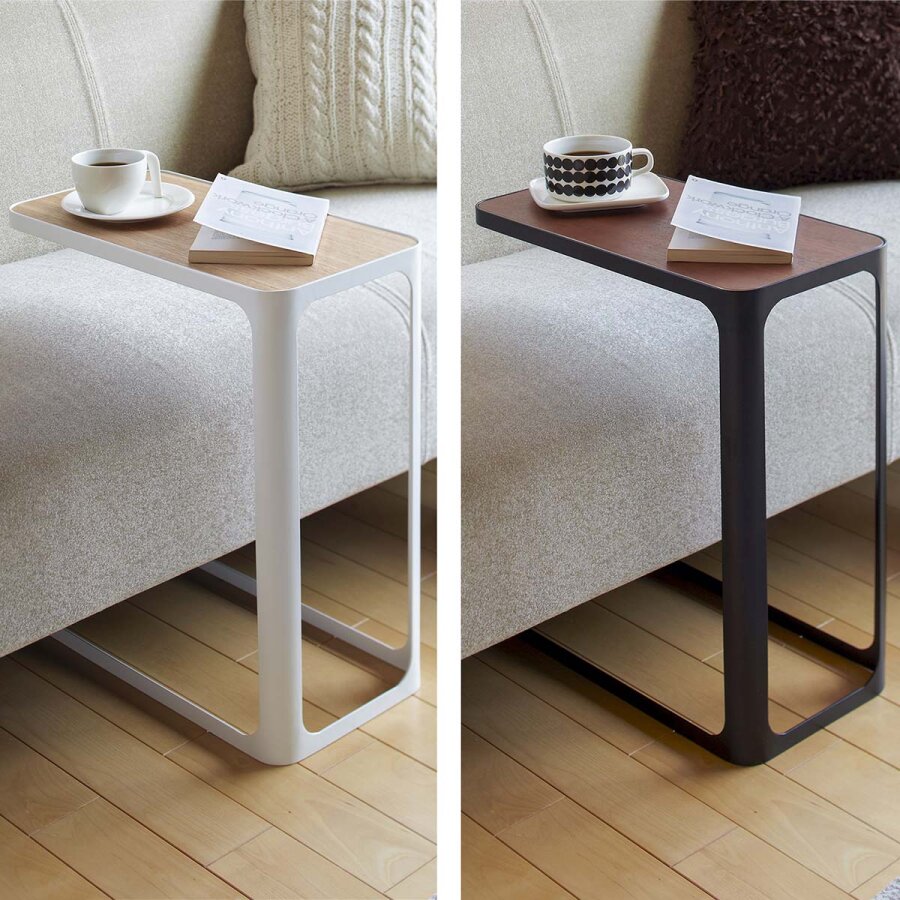 Beistelltisch Couch zum Unterschieben 24x45x52cm Metall Holz