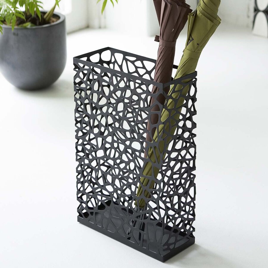 Yamazaki Schirmständer Schirmhalter Regenschirmhalter modern Design schwarz 45cm - Image 4