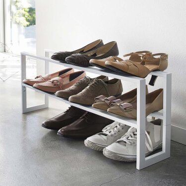 SONGICS Schuhregal It 3 Ebenen, Schuhständer Aus Etall