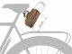 Fahrradtasche Leder 8x13cm &quot;Vintage&quot; antikbraun