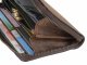Portemonnaie Leder 19x10cm mit 12 Kartenf&auml;chern &quot;Classic Premium&quot;