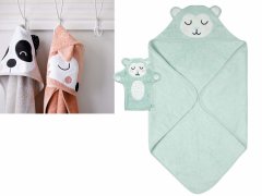 Set: Kinder-Handtuch + Waschhandschuh MONTY MONKEY
