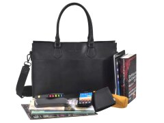 Greenburry Business-Shopper integriertes Notebookfach...